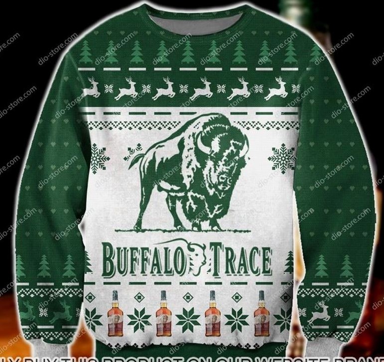 buffalo-trace-knitted-wool-sweater-sweatshirt-limited-edition