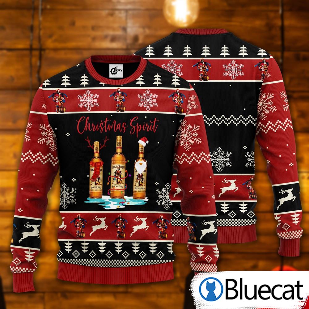 Captain Morgan Christmas Spirit Ugly Christmas Sweater