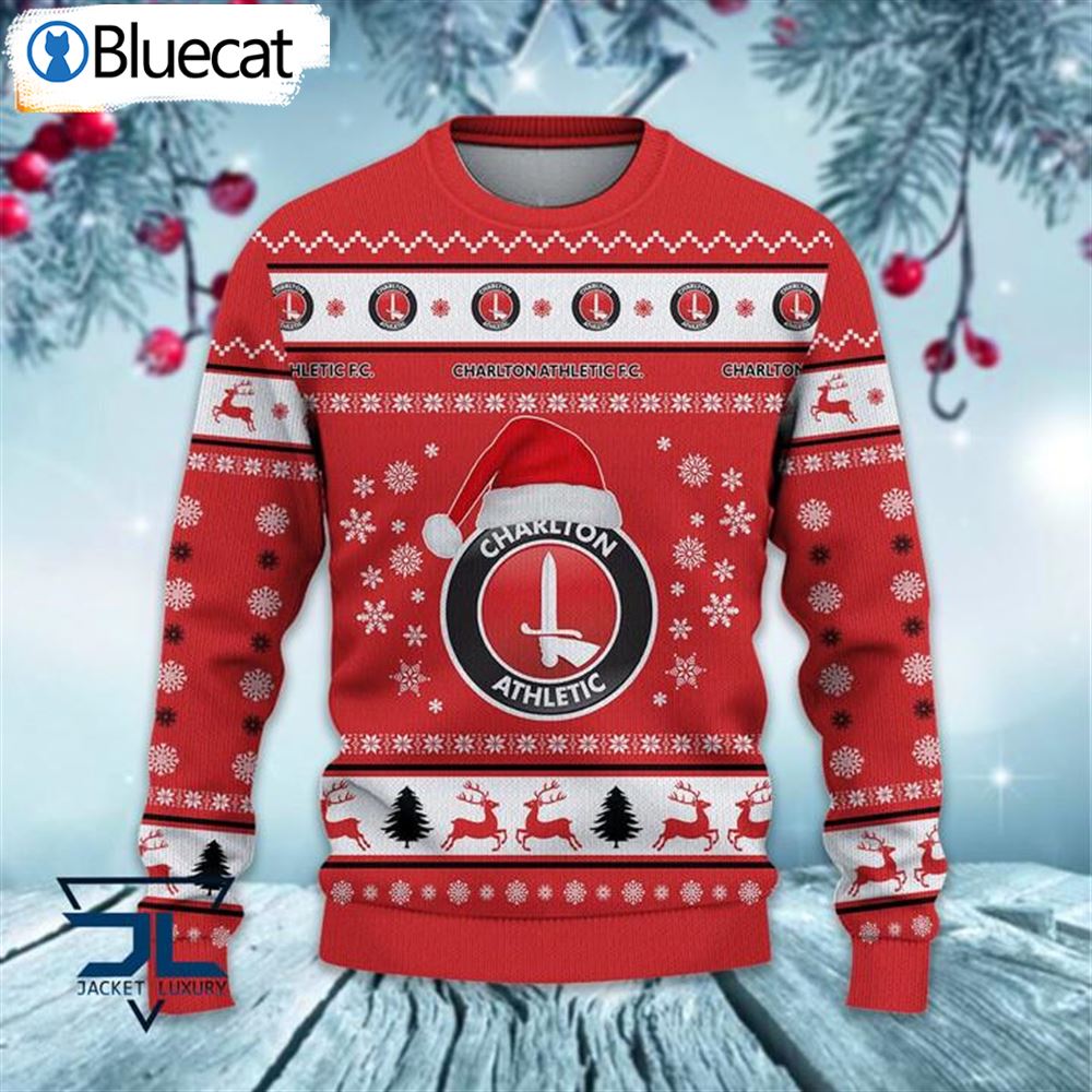 charlton-athletic-fc-santa-hat-ugly-christmas-sweater-2