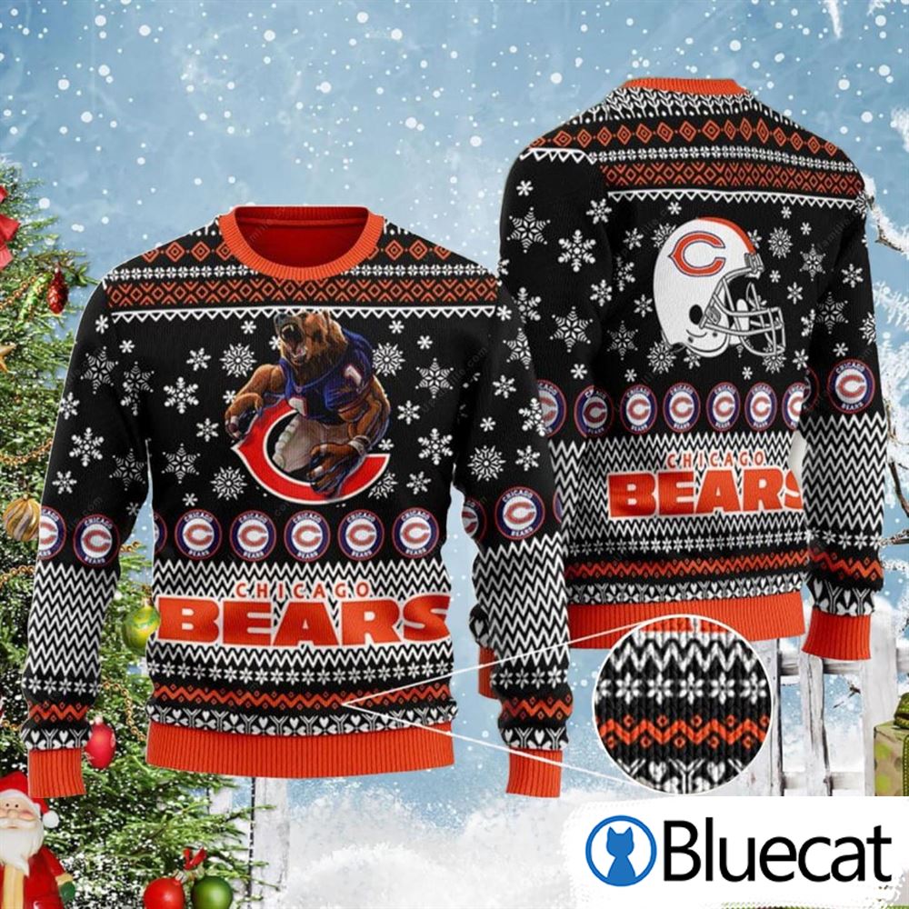 Chicago Bears Ugly Sweater Chicago Bears Football Ugly Christmas Sweater