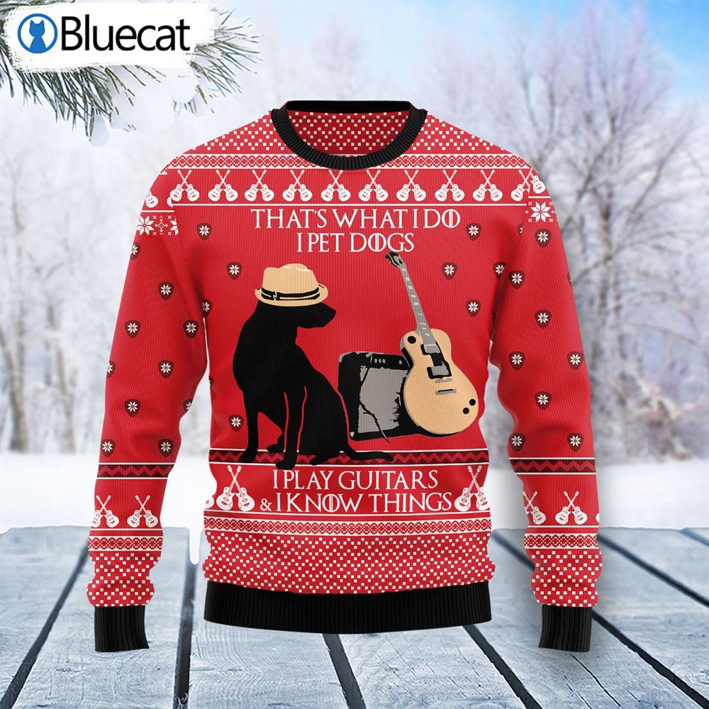 dog-guitar-christmas-ugly-christmas-sweater-1
