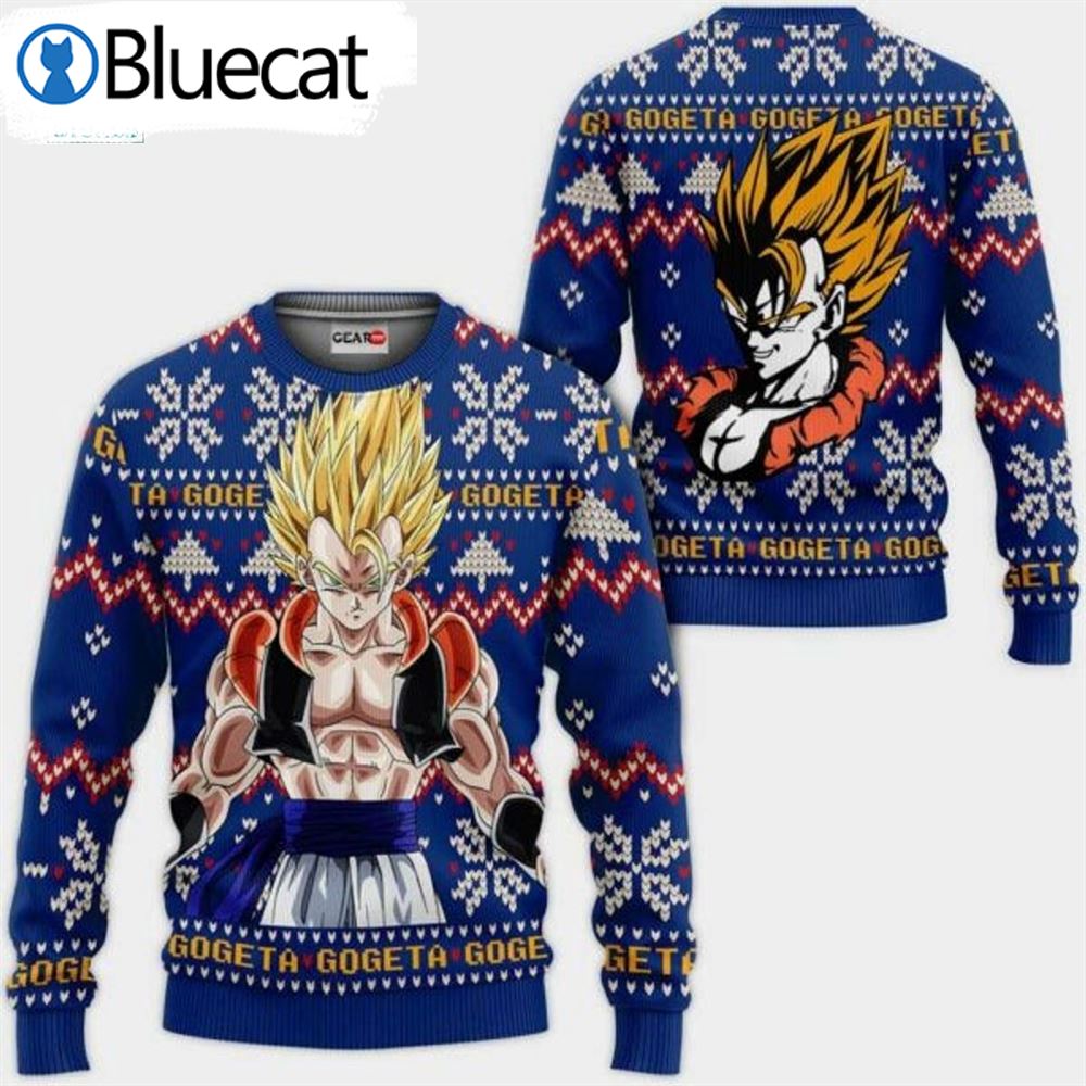 dragon-ball-gogeta-ugly-christmas-sweater