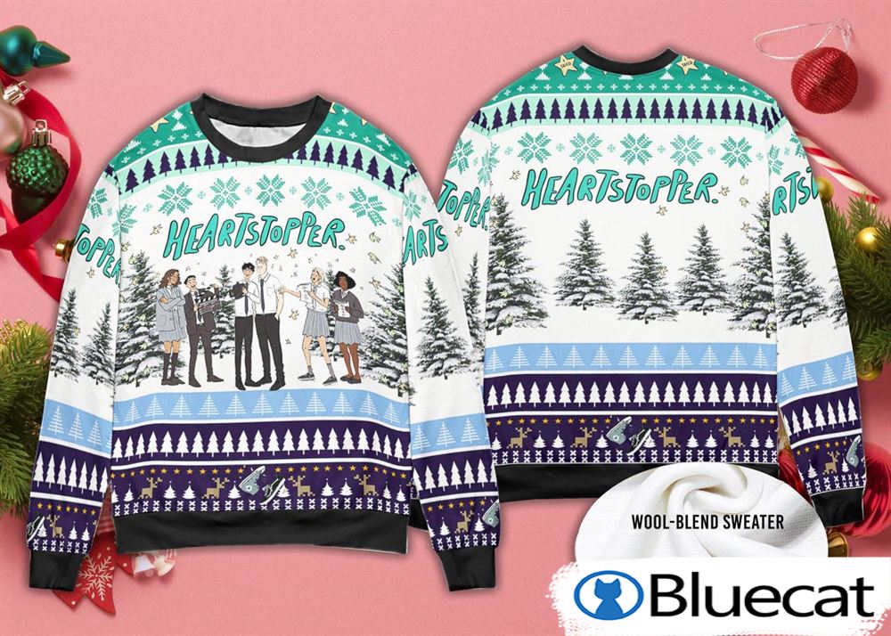 Heartstopper LGBT Sweater Nick And Charlie Ugly Christmas Sweater