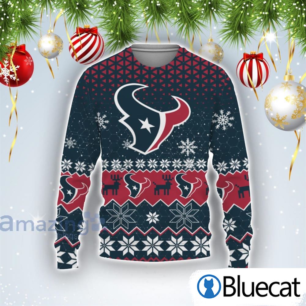 Houston Texans Sports Football American Ugly Christmas Sweater